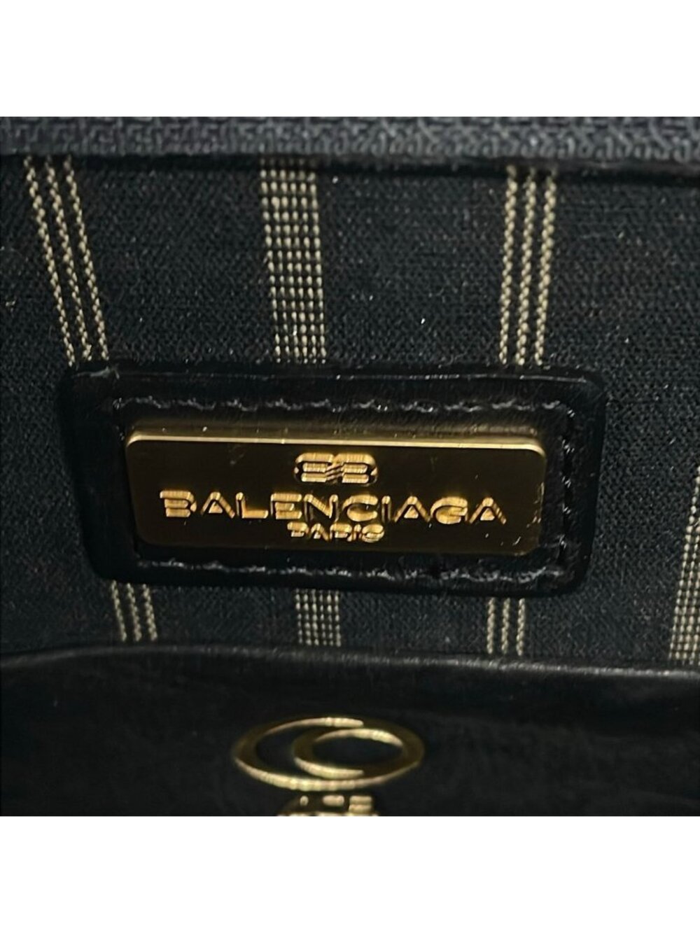 Balenciaga BB Clutch Black Detachable Hand Strap Leather - Picture 9 of 10